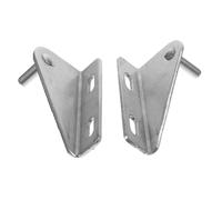 Cabilock 2 pièces Charnières Réfrigérateur Inox Réglables Charnière Porte Congélateur Professionnelle Acier Inoxydable Remplacement Freezer Robuste et Précise pour Réparation Frigorifique