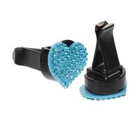 Cabilock 2 Pièces clip d'aromathérapie pour voiture désodorisant de voiture d'aromathérapie décoration de sortie d'air de voiture agrafes de ventilation Rassisseur de voiture Plastique Blue