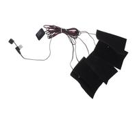 Cabilock 2 Pièces Coussin Chauffant USB pour Gilet et Veste avec Contrôle de Température Indépendant, Léger et Compact en Fibre Complexe, Environnements Intérieurs Frais en Hiver