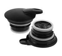 Cabilock 2 Pièces Couvercles de Rechange Noirs Fermeture Hermétique Accessoires Résistants la Chaleur en Plastique pour Carafe à Café Hk1500 et Hk-2000 Compatibles Bouilloire Usage la