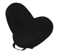 Cabilock 2 Pièces Couvre-Chaussures de Cyclisme Demi-Pied Néoprène Noir | Coupe-vent, Antidérapant, Facile à Enfiler, Usage Route et Vtt, Chaussure de Vélo, Extérieur