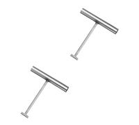 Cabilock 2 Pièces Crochet Inoxydable pour Levage de Plaque Égout Outil Ergonomique Antidérapant pour Ouverture et Levage Facile des Regards et Couvertures de Canalisation