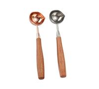 Cabilock 2 pièces Cuillères Doseuses Acier Inoxydable avec Manche Cuillères à Mesurer Longues pour Café et Cuisine Lot
