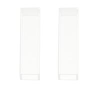 Cabilock 2 pièces Cuvette de Laboratoire Verre de Cuvettes Micro Standard pour Spectrophotométrie Matériel Verrerie Précis pour Analyse Spectrale