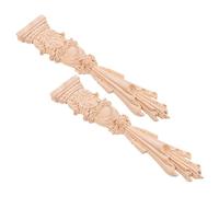 Cabilock 2 Pièces Décoration Sculpté pour Meubles Lot de Appliques Murales Classiques Massif pour Armoires et Cheminées