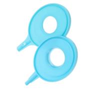 Cabilock 2 Pièces Ensemble d'objectif convexe lentille convexe optique physique outils d'enseignement physique lentille optique de collège d'enseignement Plastique
