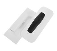 Cabilock 2 Pièces Ensemble D'outils de Finition en Plastique pour Plâtre Mural Truelle à Angle Arrondi et Truelle à Angle Droit, pour Application Uniforme et Rénovation DIY