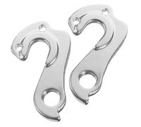 Cabilock 2 pièces Extension de Crochet de Cadre Vélo Alliage Aluminium Adaptateur de Fixation Patte de Dérailleur Arrière Kit de Suspension Solide pour VTT et Vélo de Route