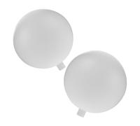Cabilock 2 Pièces Globe Light Cover Plastic Sphere Lamp Shade Socket Fixture For Wedding Event Home Bedroom Dining Decoration