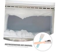 Cabilock 2 pièces Grattoir à Glace Acier Inoxydable Outil de Dégivrage Ergonomique pour Réfrigérateur et Congélateur avec Poignée Confortable Suspension Adapté Cuisine Domestique et