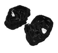 Cabilock 2 pièces Housse Accoudoir Élastique pour Fauteuil de Bureau et Chaise Gaming Protection Antidérapante et Imperméable Compatible avec Accoudoirs Standards Couleur Noire