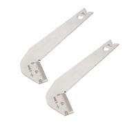 Cabilock 2 pièces Jauge Angle Acier Inoxydable pour Mesure Précise des Arêtes de Foret Outil Polyvalent pour Bricolage et Industrie Lot