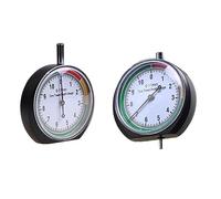 Cabilock 2 pièces Jauge de de Roulement pour Pneus Voiture et Camion Acier Inoxydable Durable Lecture Facile avec et Pointeur Outil de Mesure Sécurité Routière