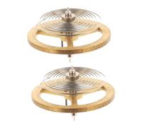 Cabilock 2 Pièces Jeu de Balanciers Mécaniques pour Réveil Accessoires de Réparation pour Horloges Anciennes Durables pour Mouvement et Restauration Complète