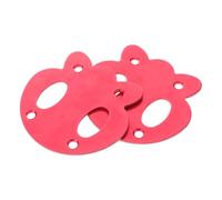 Cabilock 2 Pièces Joint Anti-enfoncement Skateboard Rondelle Anti-enfoncement pour Planche de Skateboard Alliage D'aluminium Rouge Protection de Deck Installation Rapide Débutants