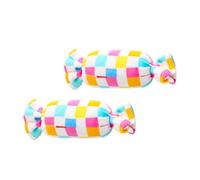 Cabilock 2 Pièces Jouets à Mâcher en Peluche pour Chien de Bonbon, Fonction Molaire et Nettoyeur de Dents, Adorable pour Animaux de Compagnie