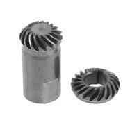 Cabilock 2 Pièces Kit Engrenages Différentiels pour Voiture Rc Pignon Acier Trempé et Engrenage Spiralé à Couple Élevé Réparation Rapide pour Trains Roulants de Camions Tout-usage