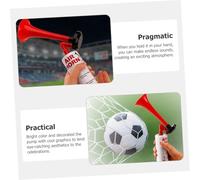Cabilock 2 pièces Klaxon à Air Portable pour Supporters de Football Corne de Pompe Manuelle Klaxon Sportif Vibrant pour Événements et Compétitions