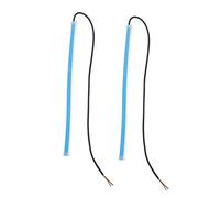 Cabilock 2 pièces LED Daytime Running Light Strip Flexible Silicone Tube Lamp With Dynamic Flowing And Light For Automotive Headlight Upgrade