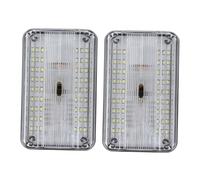Cabilock 2 pièces Lot de Lampes LED pour Intérieur Voiture Plafonnier avec Interrupteur Lumière de Lecture pour Toit Éclairage Économique et Polyvalent pour Tableau de Bord et Coffre
