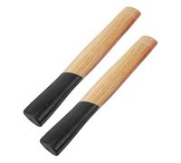 Cabilock 2 pièces Manche de Marteau Bois Robuste Accessoire de Remplacement Facile à Installer Poignée Ergonomique Confortable pour Marteau Standard de Rechange pour Outils de Frappe