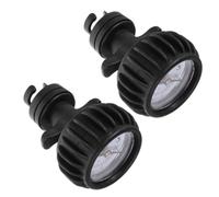 Cabilock 2 Pièces Manomètre Gonflable 0 à 30 Psi, Testeur Portable | Cadran Lisible, Noir PVC, Usage au Bord du Lac Quai, pour Petites Embarcations