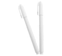 Cabilock 2 Pièces Marqueurs Comestibles Blancs pour Décoration de Gâteaux et Biscuits, Stylos Alimentaires en Plastique Délicats, Cuisson Bricolage Pâtissier Plusieurs styles