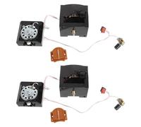 Cabilock 2 Pièces Mécanisme Horloge à Coucou Vintage sans Crochet en Plastique Réutilisable, Kit de Réparation Précis pour Restauration D'horloge Murale Classique Rétro
