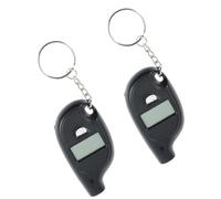 Cabilock 2 pièces Mesureur de Pression Numérique avec Écran Digital Mesure Précise Porte-clés Ergonomique Antidérapant pour Voiture et Camion