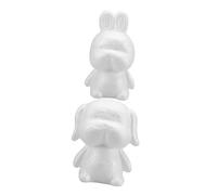 Cabilock 2 pièces Moule à Modèles Mousse Chiot et Lapin Décoration DIY pour Noël Mariage et Fête Formes Animaux Adorables pour Créations Artisanales