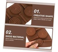 Cabilock 2 pièces Moule Silicone Sucette pour Pâtisserie DIY Outil de Cuisson Pratique et Sûr Résistant et Facile à Nettoyer pour Biscuits et