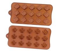 Cabilock 2 pièces Moules Silicone pour Chocolat et Biscuits Moules Antiadhésifs Multifonctions Faciles à Démouler et Nettoyer Accessoires de Pâtisserie Silicone Couleur Aléatoire
