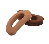 Cabilock 2 Pièces Outil de Massage Gua Sha en Bois Ergonomique avec Rainure Profonde pour Cou et Corps, Outil de Grattage Cutané Adapté la Maison et Séances Professionnelles