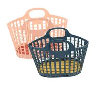 Cabilock 2 Pièces Panier De Fruits Et Légumes Petit Panier Filet Armoires Stockage De Fruits De Vente Détail Caisse Pliable De Rangement Avec Couvercle Bol De Service Pp