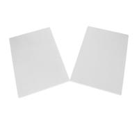 Cabilock 2 Pièces Panneau D'isolation en Fibre Céramique Blanc Résistant la Chaleur pour Chaudière et Fourneau, Absorption Sonore et Haute Performance Thermique en Milieu Industriel