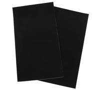 Cabilock 2 Pièces Patch de Réparation Auto-adhésif PVC Noir 10x18cm