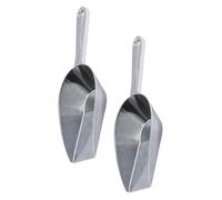 Cabilock 2 pièces Pelle À Glace Alliage Aluminium Bouche Carrée Pelle Multifonctionnelle Pour Bar et Supermarché Cuillère à Glace Légère et Robuste