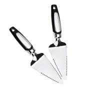 Cabilock 2 Pièces Pelle et Gâteau Acier Inoxydable Pelle Résistante et Outil de Cuisson Polyvalent pour Pizzas Gâteaux Fromages et Pains Facile à Nettoyer et Inoxydable