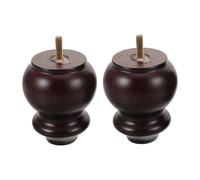 Cabilock 2 Pièces Pieds du mobilier en Bois Patte-Ciel de Style transitionnel Pignes de Table en Bois pies Para muebles Cuisses de lit Coffee