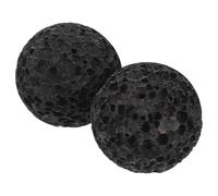 Cabilock 2 Pièces Pierre Naturelle pour Mains Pierre Exfoliante pour Callosités Outil Soin pour Éliminer Peau Morte et Durillons