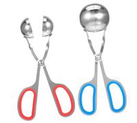 Cabilock 2 pièces Pince à Acier Inoxydable Manche Ergonomique Confortable Outil Polyvalent pour de Viande Pâte et Poissons pour Cuisine