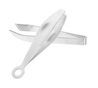 Cabilock 2 pièces Pince à Épiler Inox pour Cuisine Outil Pratique pour Retirer Poils de Poulet Poils de Porc et Arêtes de Poisson Design Ergonomique Facile à Nettoyer