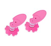 Cabilock 2 pièces Pince Gaufrer Plastique pour Quilling Papier Outil DIY pour Créations Artisanales Machine à Plisser pour Débutants et Professionnels Lot de Rose