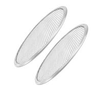 Cabilock 2 pièces Plaque Ronde Aluminium Perforée Plateau de Cuisson Ventilé pour Four Cuisson Homogène Ustensile de Cuisine Professionnel et Débutants