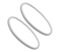 Cabilock 2 Pièces Pneu Solide en Pu Installation Facile pour Fauteuil Roulant Manuel, Roue Arrière Silencieuse Remplacement Solide et Fiable pour Usage en Extérieur et Hôpitaux