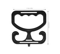 Cabilock 2 Pièces Poignée Porte-transport Réutilisable Support Plastique Robuste Antidérapant Confortable pour Transport Courses et Seaux Usage Quotidien Supermarché et Marché