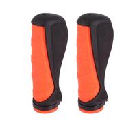 Cabilock 2 Pièces Poignées de Guidon de Vélo Ergonomiques en Caoutchouc et Plastique Noir Surface Antidérapante, Faciles à Installer, pour Accessoires VTT Confortables