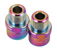 Cabilock 2 Pièces Rallonge de Pédale Remplaçable en Alliage D'aluminium pour Vélo, Essieu Extensible de 16mm, Protège Le Pédalier, Confortable pour Longues Sorties et Rééquipement Vélo