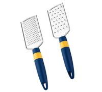 Cabilock 2 Pièces Râpe à Légumes Manuelle Acier Inoxydable Trancheuse Multifonction pour Carottes Pommes de Terre et Gingembre Légère et Facile à Nettoyer Cuisine et Plein Air