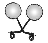 Cabilock 2 pièces Rétroviseurs Latéraux pour Scooter Miroir Arrière Rotatif Design Allongé pour Angle Mort Accessoires de Rechange Mobilité Électrique